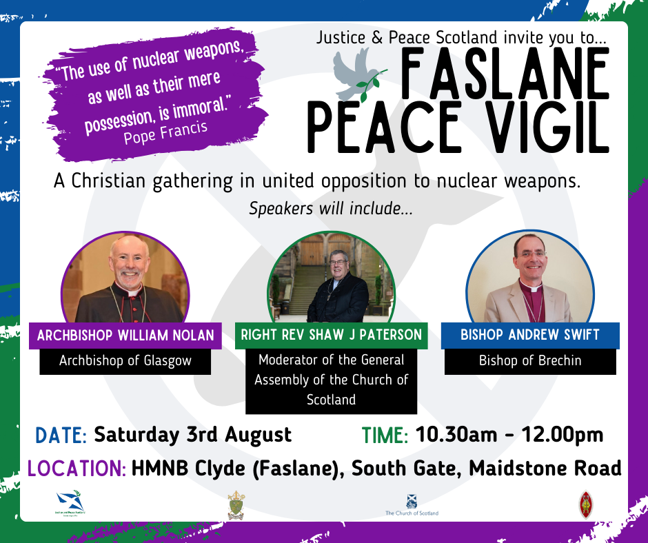 Faslane Peace Vigil - Sat 3rd August 2024